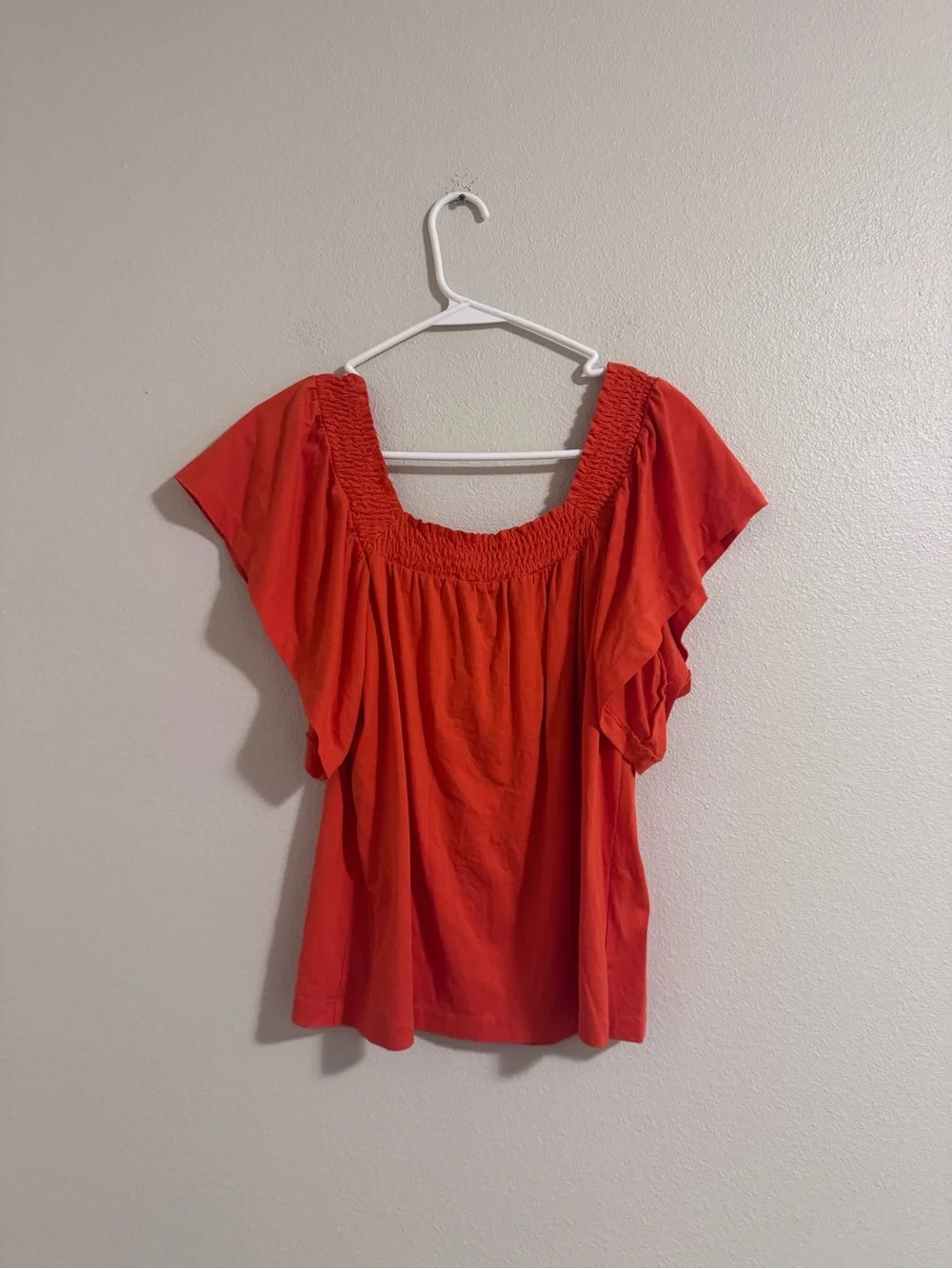 J. Crew lightweight orange